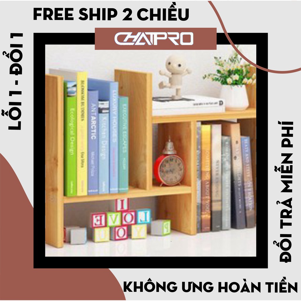 [GIÁ SỐC] Kệ sách để bàn chất liệu gỗ công nghiệp