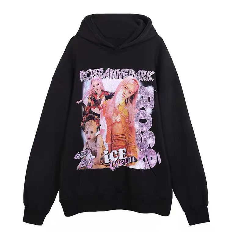 <M-2XL> ÁO HOODIE FORM RỘNG HÌNH ROSÉ SIÊU XINH - ORDER 10 NGÀY | BigBuy360 - bigbuy360.vn