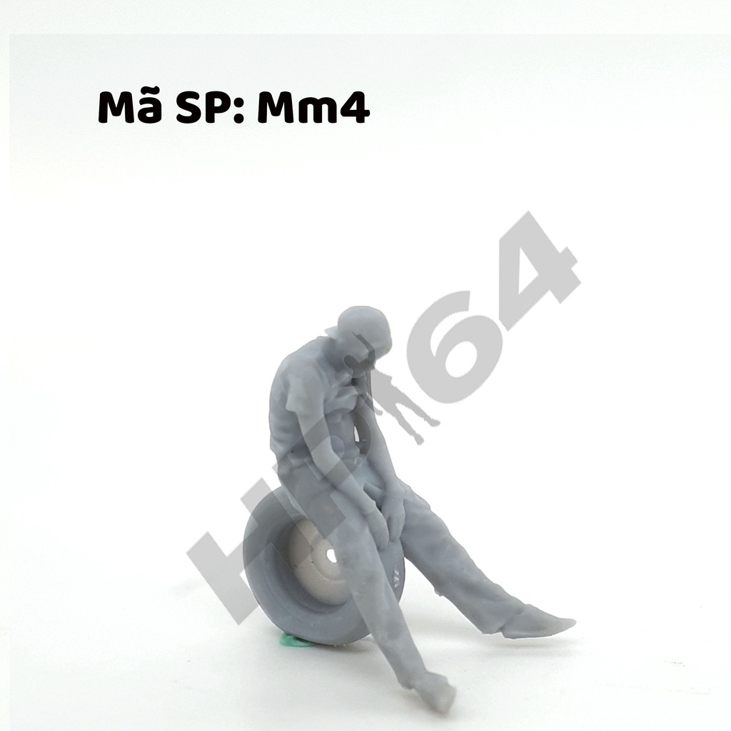 Mô hình nhân vật thô chưa sơn tỉ lệ 1/64 Mechanic