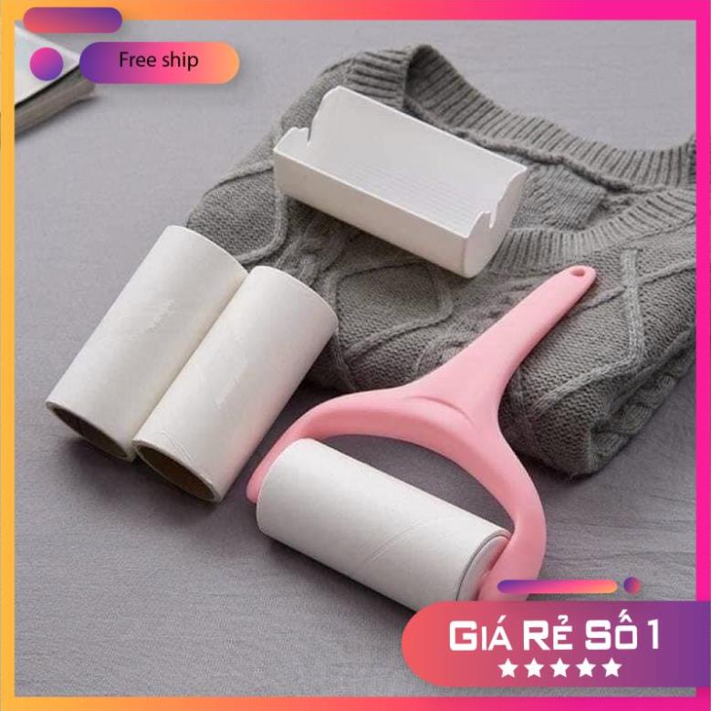 Cây Lăn Bụi Quần Áo Kèm 2 Lõi Thay Thế