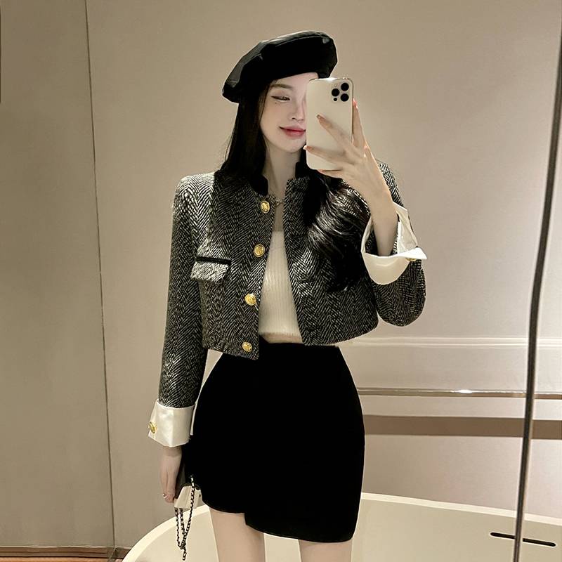 Áo Khoác Tay Dài Phong Cách Thời Trang Xuân Thu Kiểu Mới Cho Nữ