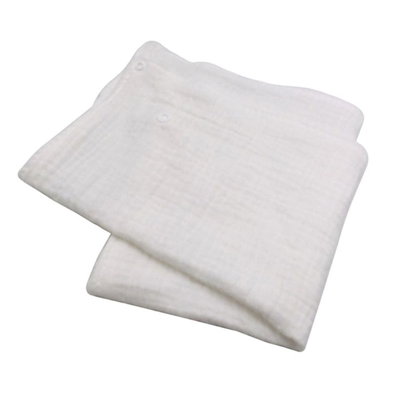 Yếm Ăn Cotton Có Vòng Nhẫn Xinh Xắn Cho Bé