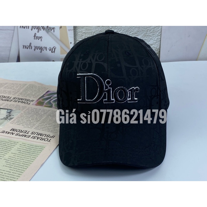 Nón kết lưỡi trai 3d gấm thêu chữ Full màu thời trang nữ