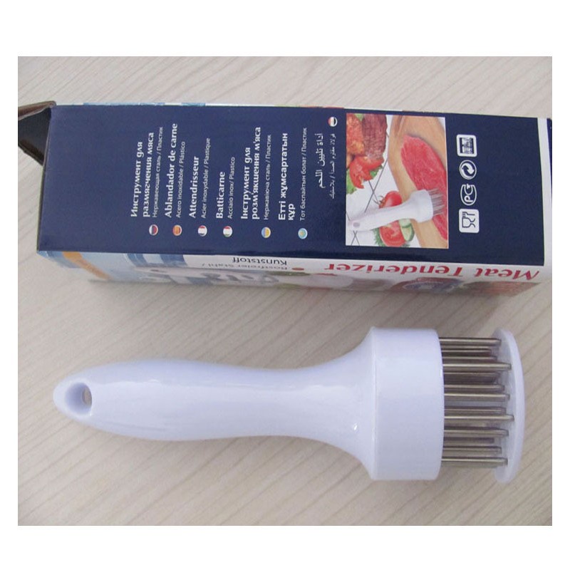 Cây Dụng Cụ Châm Đâm Dần Thịt Meat Tenderizer, Búa Xăm Dằm Làm Mềm Thịt Bò, Thịt Lợn Tặng 01 Móc Treo T10