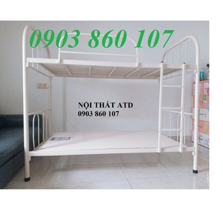 giường tầng sắt giá rẻ cho gia đình - giường tầng nhân viên ở- giường tầng ký túc xá y hình 100%