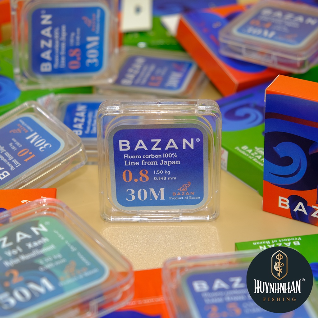 Dây thẻo Bazan Fluorocarbon nhiều size x 30m