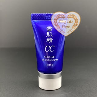 Kem CC Lót Dưỡng Trắng Kose Sekkisei White CC Cream #01 SPF50/PA++++ 6g