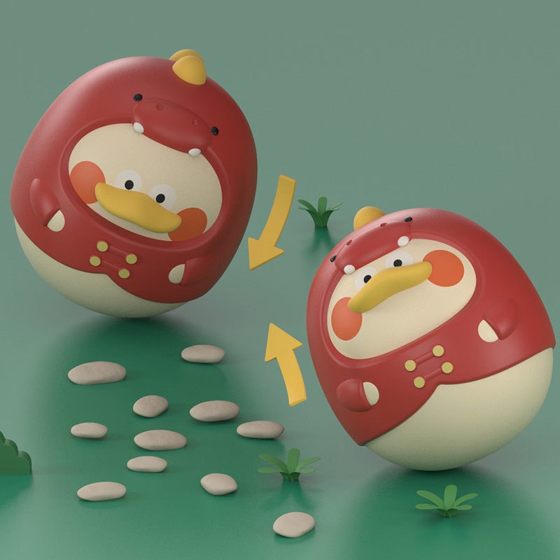 Đồ chơi lật đật BP MART hình gà trống độc đáo cho bé 6 tháng tuổi