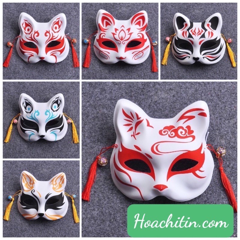 Mặt Nạ Hồ Ly - Mask Fox Cosplay Nhật Bản Hóa Trang Halloween