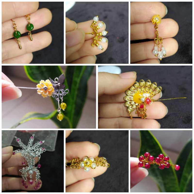 (trang sức búp bê) trâm cài p24