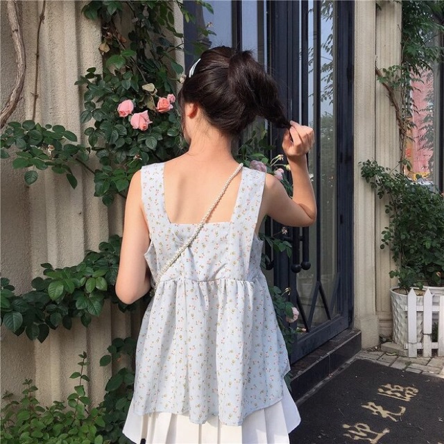 Áo hai dây bản to