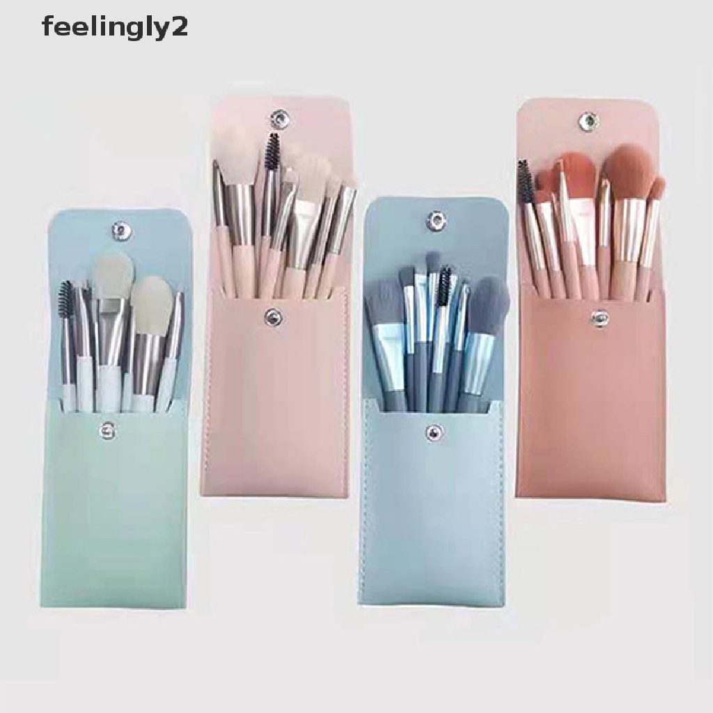 Set 8 Cọ Trang Điểm Nhỏ Gọn Tiện Lợi