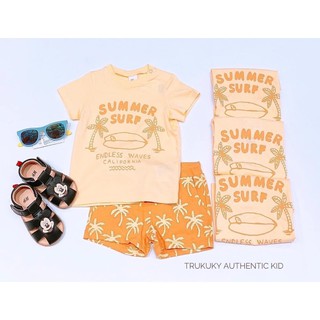 [Auth] Set áo thun quần short size 6-9m đến 3-4y