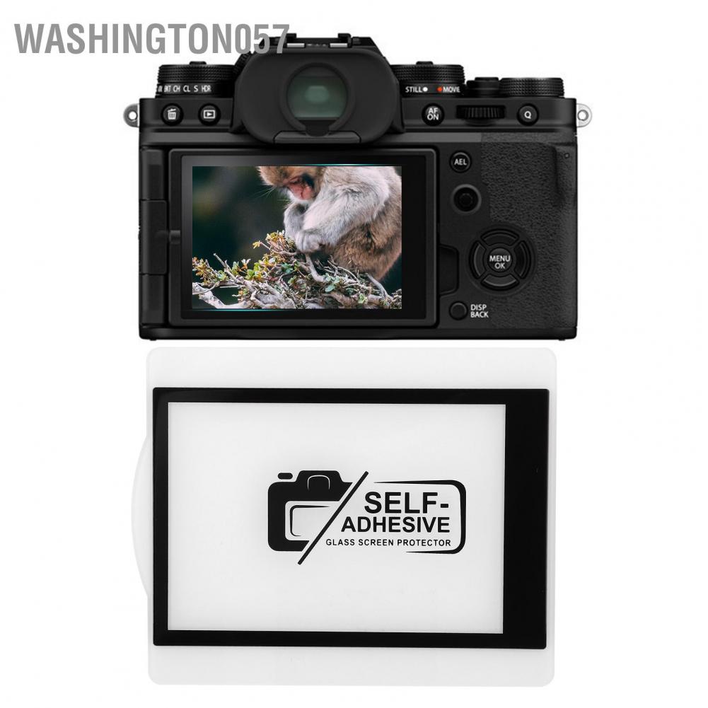 Washington057 LCD Display Screen Camera Tempered Protection Film Fit for Fuji X‑T4/Fuji X100V Universal