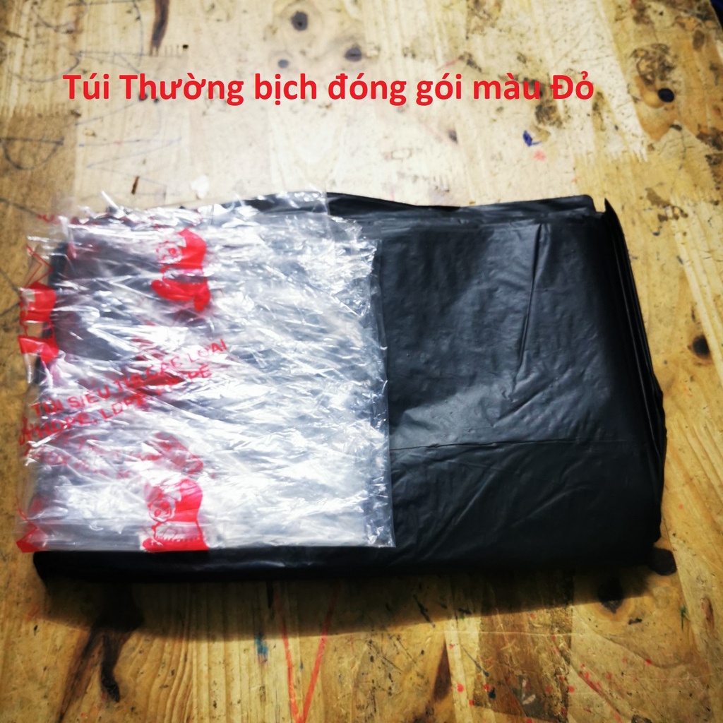 Túi bóng đen, túi nilon đen Bịch 1kg (Gói hàng_Đựng rác)