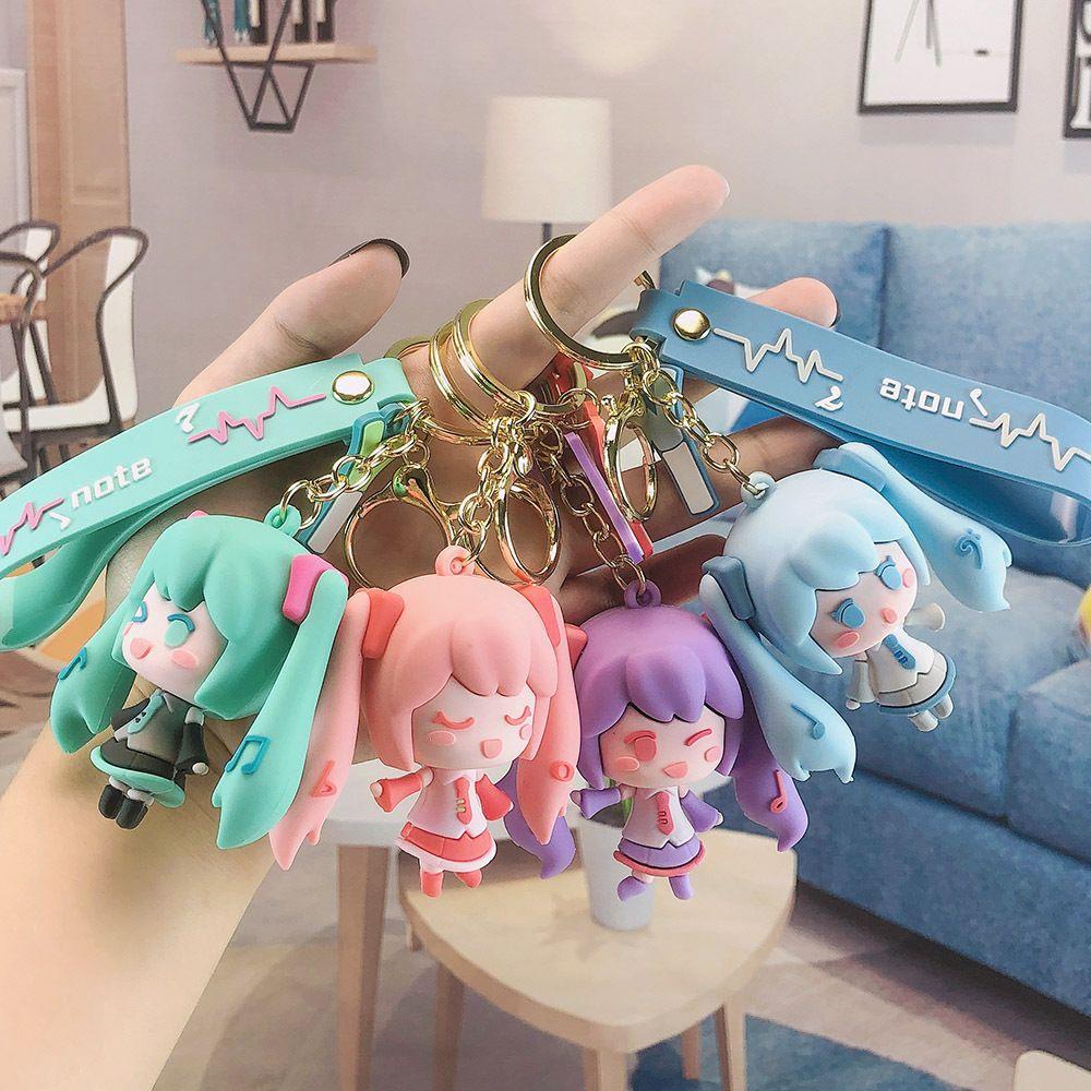 Móc Khóa Hình Nhân Vật Hatsune Miku Dễ Thương