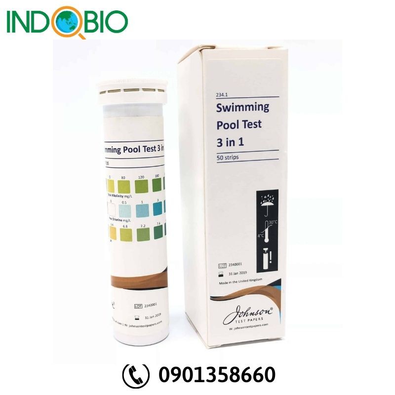 [HÀNG CÓ SẴN] BỘ TEST THỬ NƯỚC HỒ BƠI 3 CHỈ TIÊU 234.1 JOHNSON-ANH [KÈM COA]