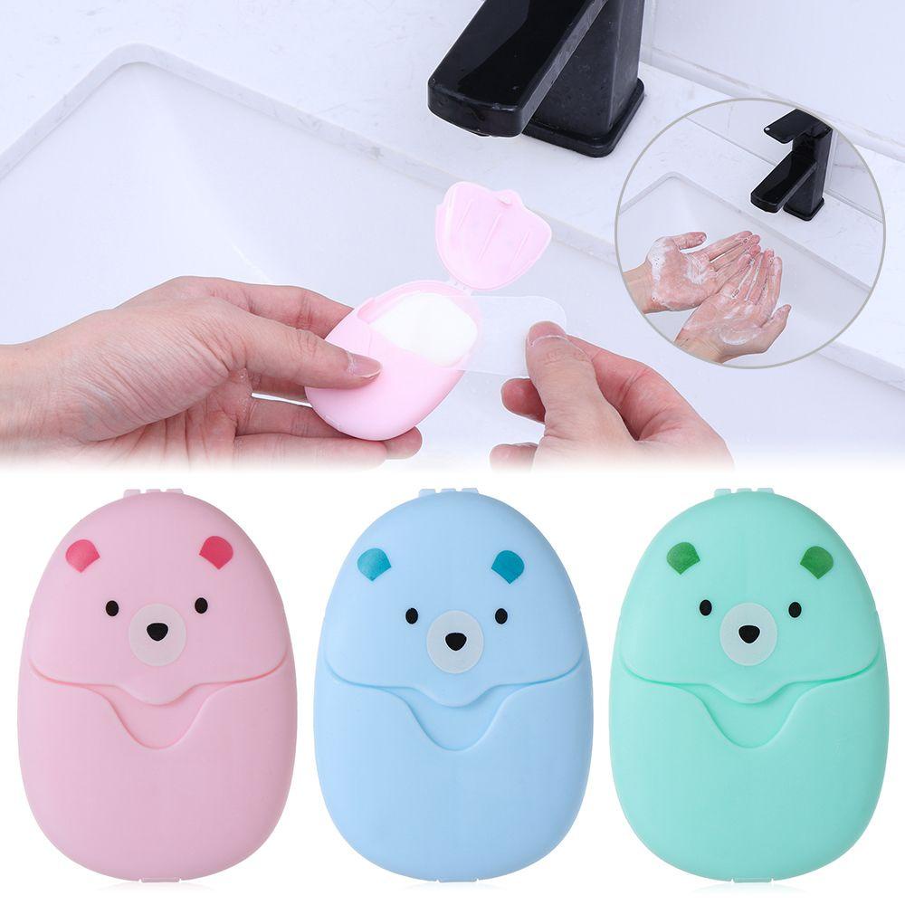 Set 50 Xà Phòng Giấy Dễ Thương Tiện Dụng Cho Du Lịch