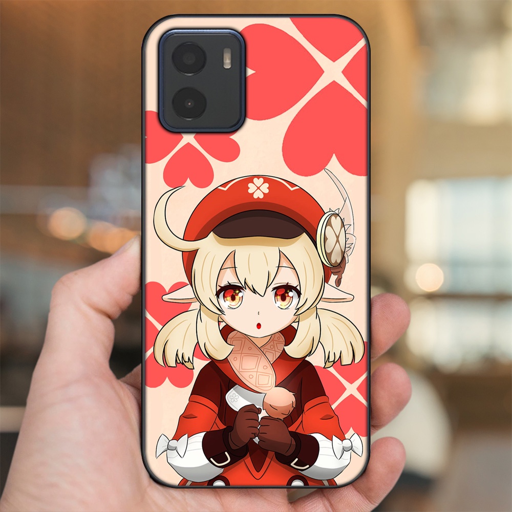 Ốp lưng Vivo Y15s, Y15a viền đen in hình Klee Genshin Impact