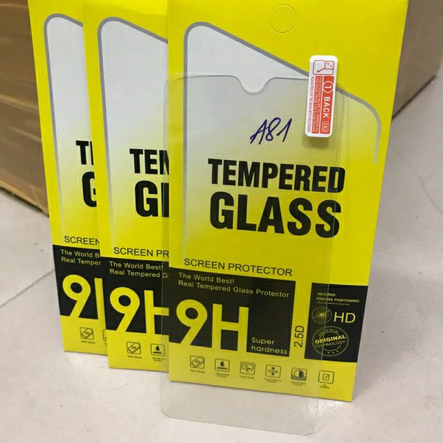 Bộ 3 kính cường lực oppo A81 trong suốt