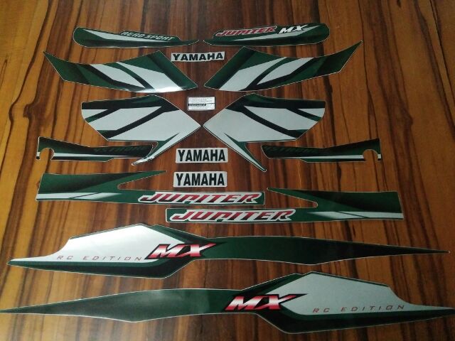 Bộ tem Jupiter Mx màu xanh nhớt