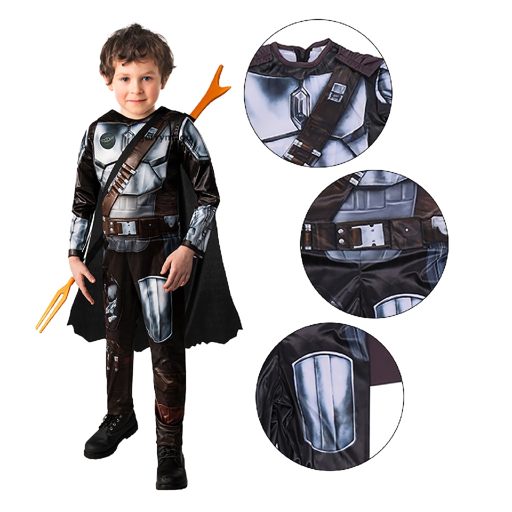 Bộ Đồ Hóa Trang Nhân Vật Mandalorian Trong Phim Star Wars Độc Đáo Cho Bé