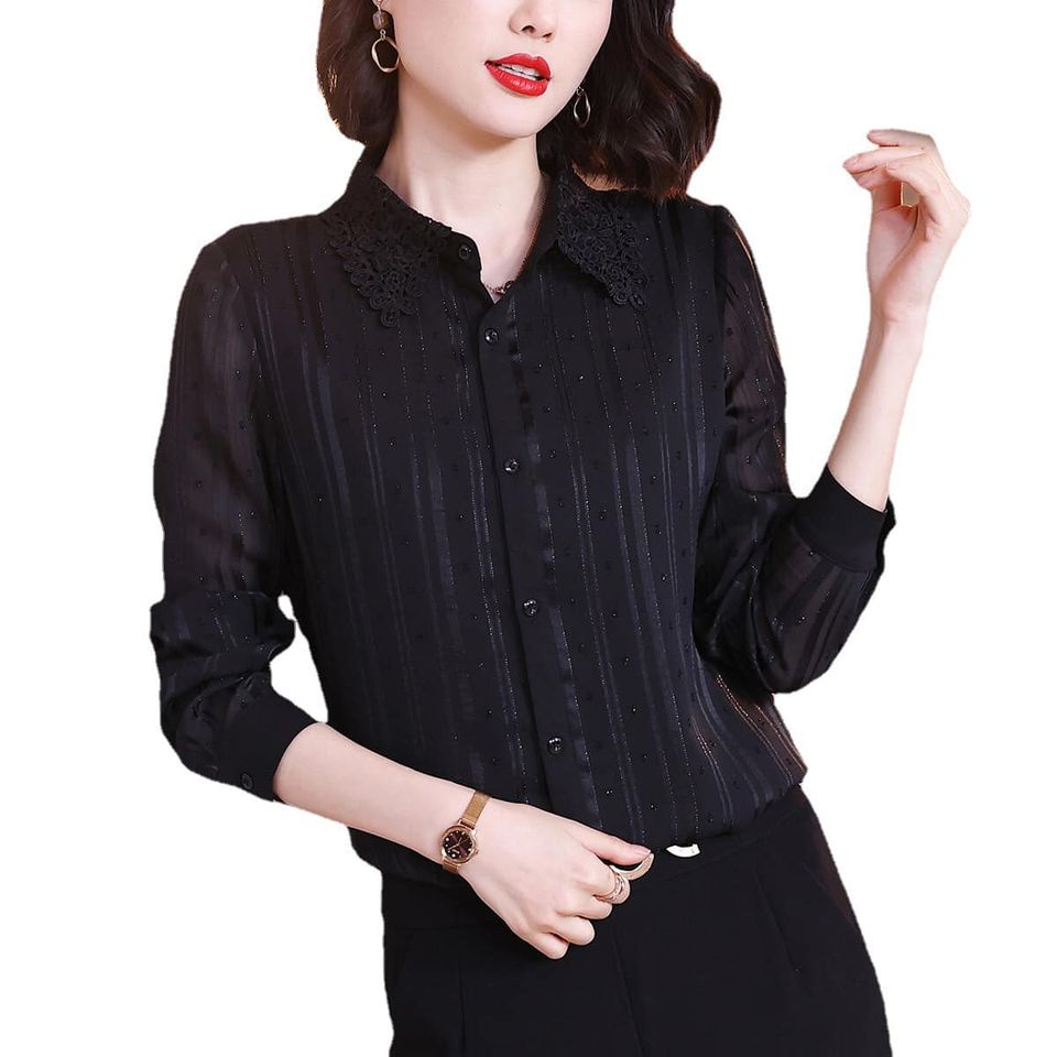 AS0075 - Áo sơ mi nữ dài tay hàng nhập - giá 440k