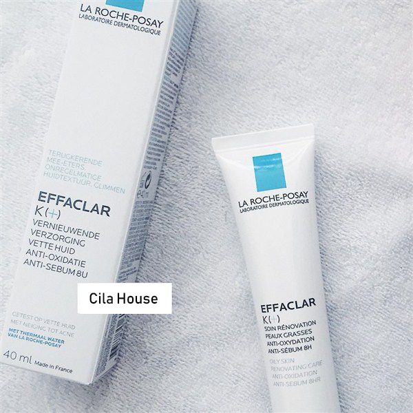 Kem Dưỡng La Roche Posay Effaclar K+ Ngăn Ngừa, Giảm Mụn Đầu Đen Mụn Cám 40ml - Cila House