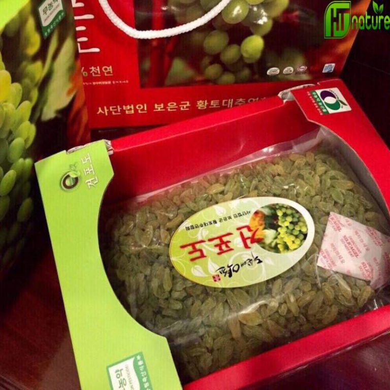 Nho khô Hàn Quốc Boeun Loess Jujube 800gr