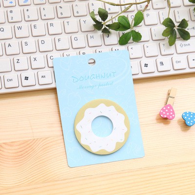 Sổ note thức ăn quả bơ N26 giấy ghi chú bánh mì trứng ốp lết