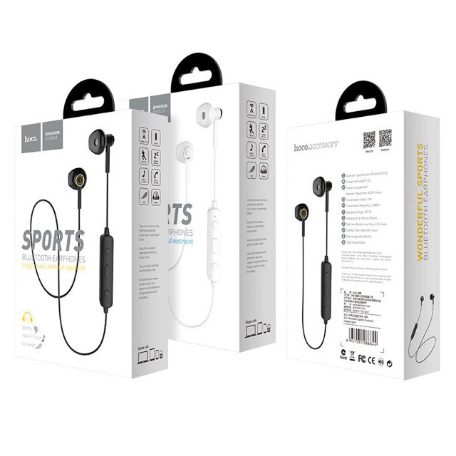Tai nghe bluetooth thể thao Hoco ES21 Wonderful sports V4.2 - Chính Hãng