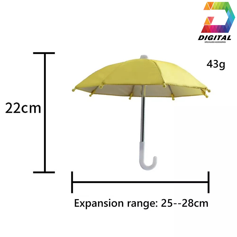 Ô Dù Mini Chống Nước Che Mưa Nắng Cho Điện Thoại