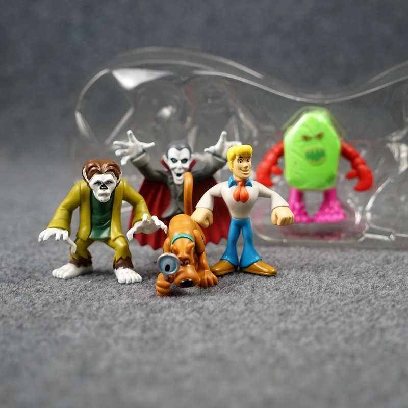 5Pcs Scooby-Doo Action Figure Toy Scooby Dolls Collectible Model Ornaments Decoration Gift