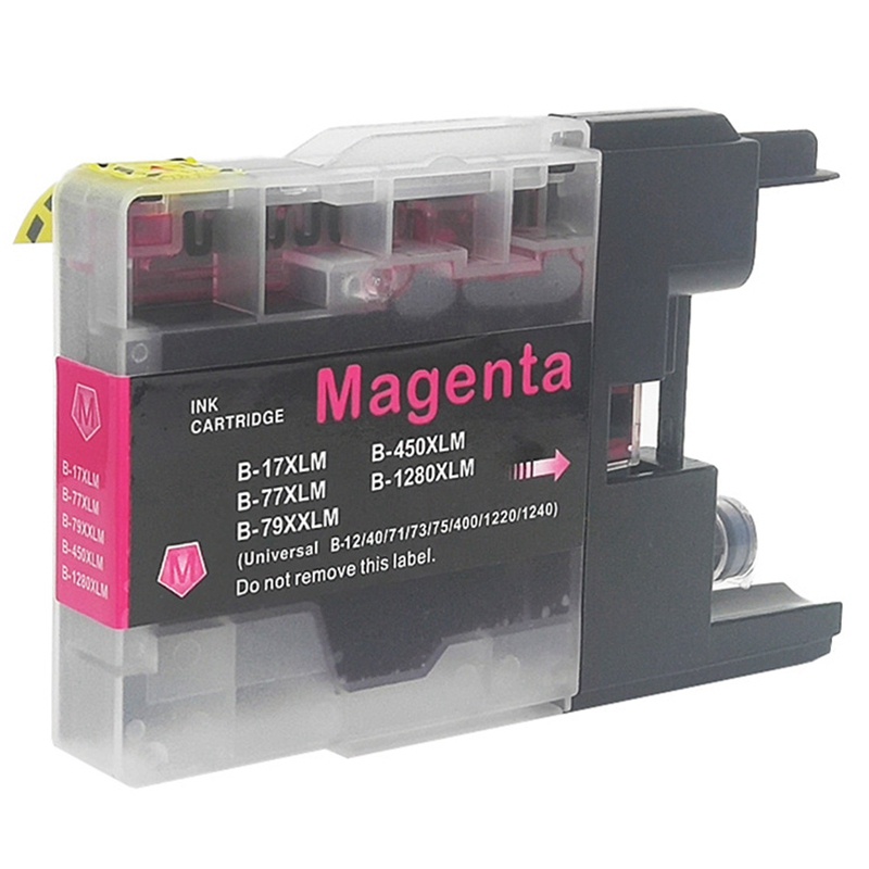 Bộ 4 hộp mực in dùng cho máy in Brother LC1280 LC1240 LC71 LC73 LC75 LC400 LC12