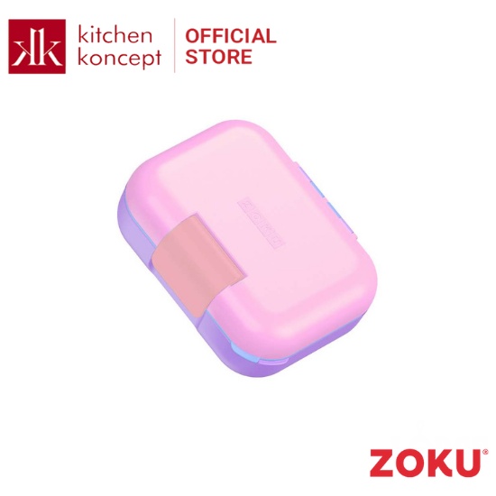 Bộ Hộp Đựng Cơm Bento Junior Zoku 2 Món - Hồng/Xanh
