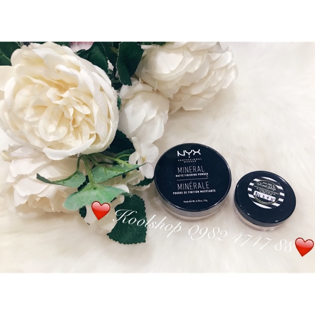 Phấn Phủ Dạng Bột kiềm dầu Nyx Mineral Matte Finishing Powder (8g)
