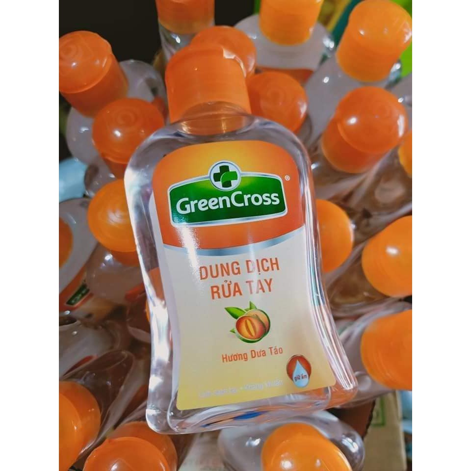 Nước Rửa Tay khô GREEN CROSS chai nhỏ bỏ túi 100ml cho cả em bé | BigBuy360 - bigbuy360.vn