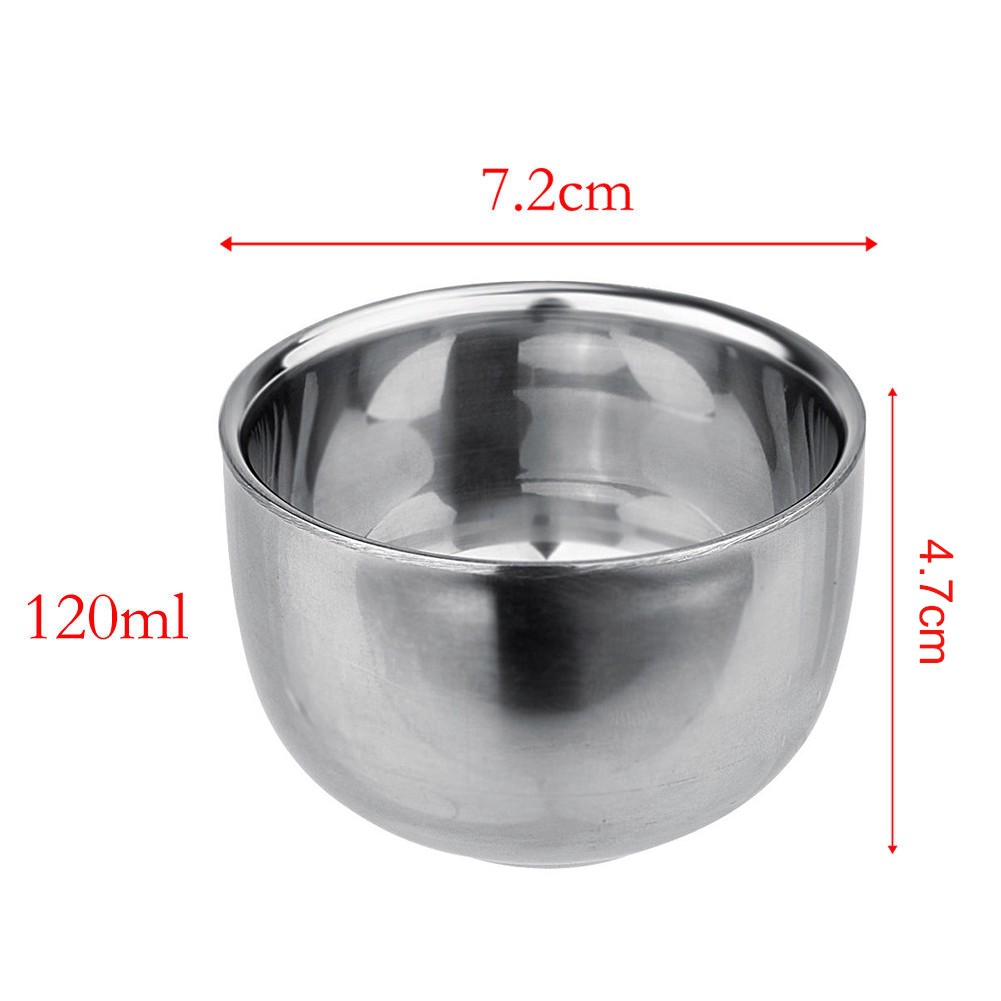 Cốc Cà Phê / Trà Bằng Thép Không Gỉ Hai Lớp Cách Nhiệt Nhỏ Gọn