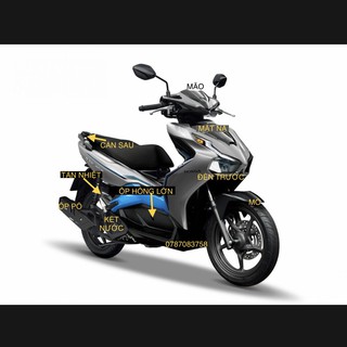 ốp xe AIR BLADE 2020 carbon ARTISTAR