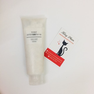 [Hàng Nhật, có bill, nội địa] Tẩy da chết Muji Face Soap Scrub