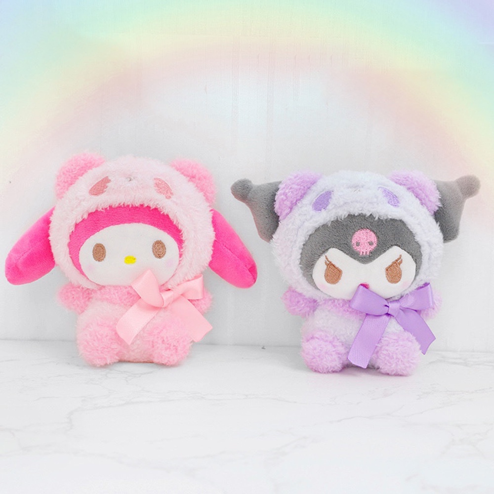 1 Móc Khóa Hình Thỏ Nhồi Bông Dễ Thương