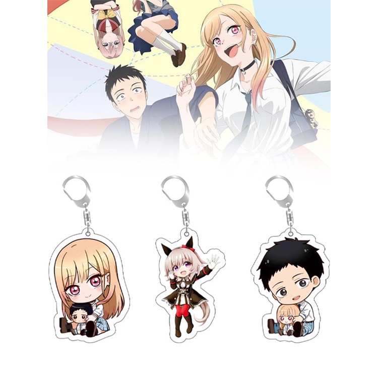 Móc Khóa Hoạt Hình Anime Jojo Wakana Inui Sajuna Kitagawa Marin Làm Quà Tặng