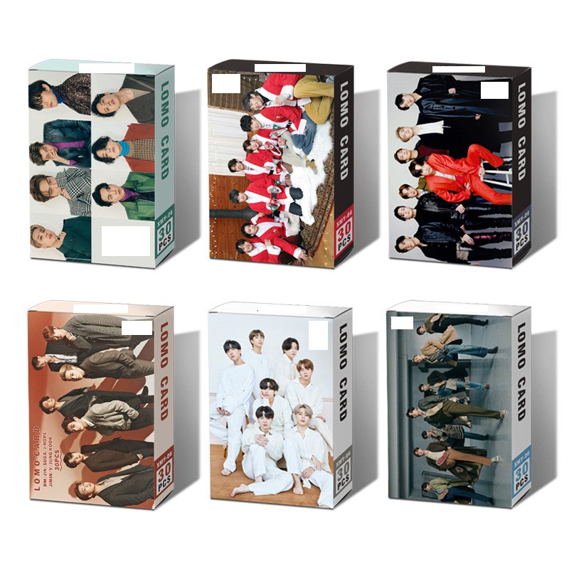 Bộ sưu tập hình 30 tấm (lomo card) của BT21 BTS Bangtan Boys bản 2