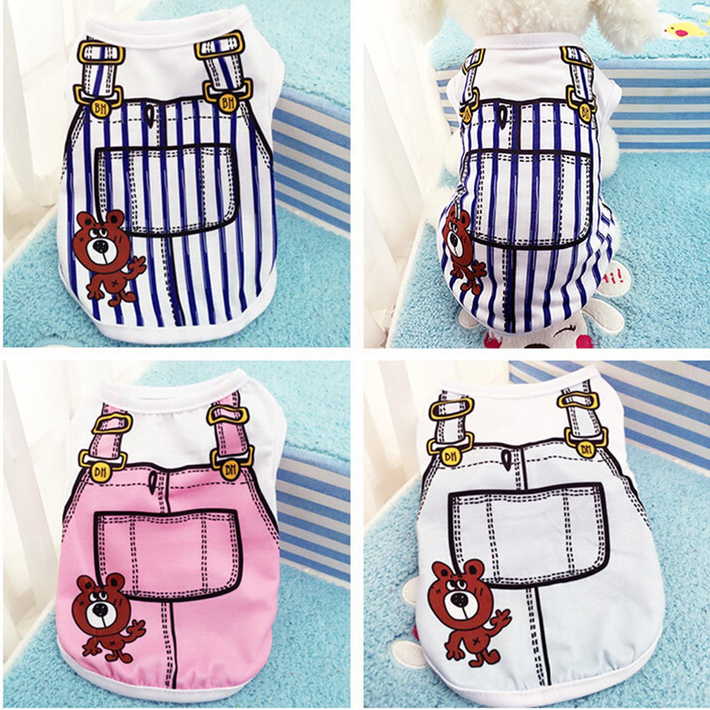 Áo Họa Tiết Hoạt Hình Đáng Yêu Cho Thú Cưng