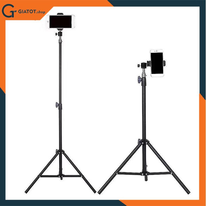 Giá đỡ tripod 2m1 điện thoại chụp hình quay phim và livestream