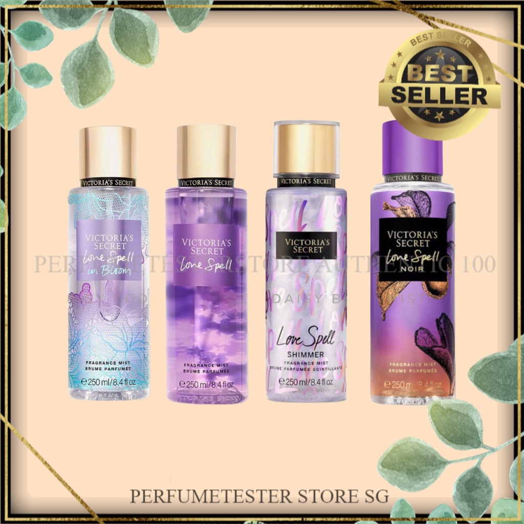 Xịt Thơm Body 𝗩𝗜𝗖𝗧𝗢𝗥𝗜𝗔'𝗦 𝗦𝗘𝗖𝗥𝗘𝗧 "Love Spell Colection" 30ml/50ml/100ml ⁻ ᴾᴱᴿᶠᵁᴹᴱᵀᴱˢᵀᴱᴿˢᵀᴼᴿᴱˢᴳ ⁻