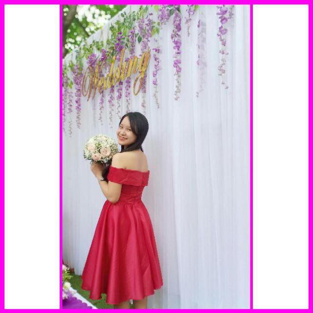 [   VÁY TRẮNG ] Đầm trắng dự tiệc trắng trễ vai cao cấp hàng thiết kế thanh lịch Sahara Dress Đầm nữ dự tiệc | BigBuy360 - bigbuy360.vn