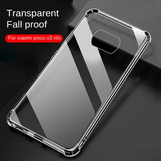 Ốp Lưng Mềm Trong Suốt Cho Xiaomi Poco X3 Pro Mi Pocophone F3 M3 Pocox3 Nfc X3Pro Pocof3 Pocom3