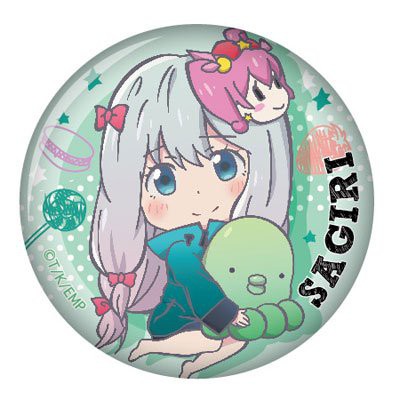 Huy hiệu cài áo IN HÌNH Eromanga Sensei Tác giả đào hoa chibi dễ thương tiện lợi m1