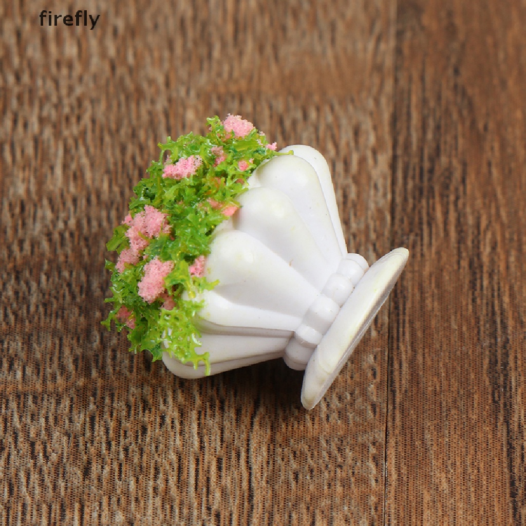 Bộ 2 Mô Hình Chậu Cây bonsai mini Tỉ Lệ 1: 12 Trang Trí Nhà Búp Bê